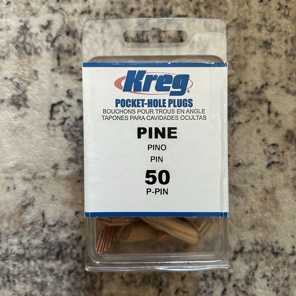 Kreg Pocket-Hole Plugs Pine 50ct. Solid Wood Standard Size 2